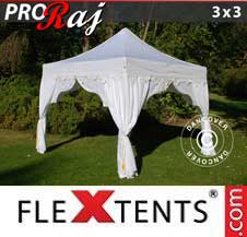 Quick-up telt FleXtents Pro 3x3m Hvit/Gull