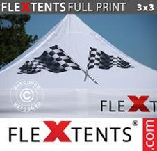Quick-up telt FleXtents PRO med full digital utskrift 3x3m