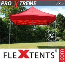 Quick-up telt FleXtents pro Xtreme 3x3m Rød